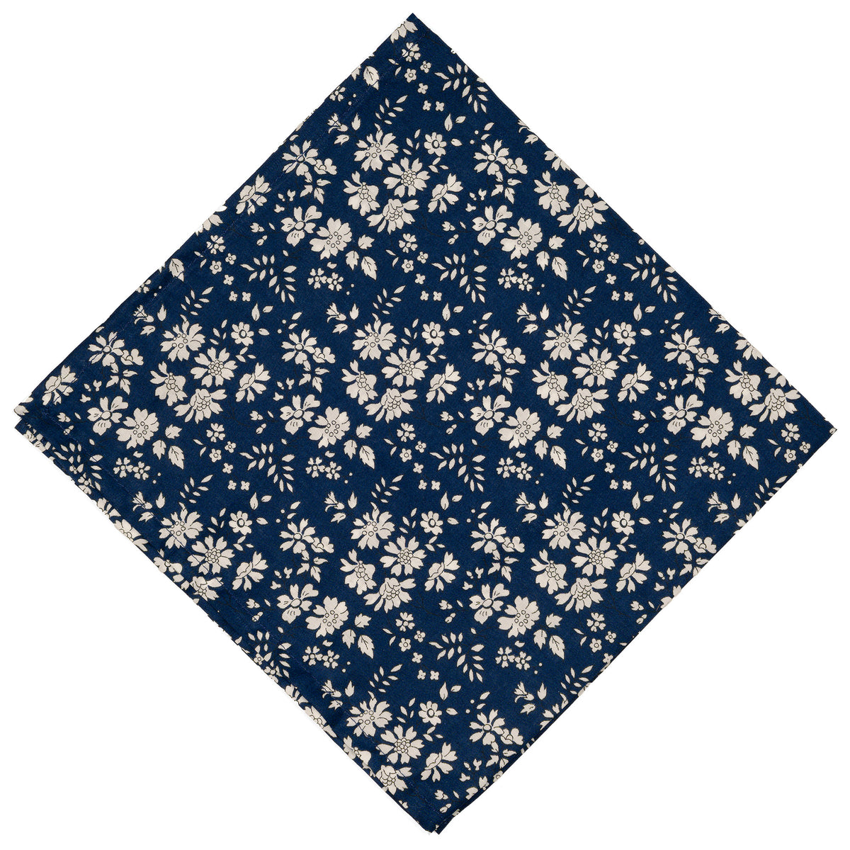 Liberty London Capel Navy Pocket Square