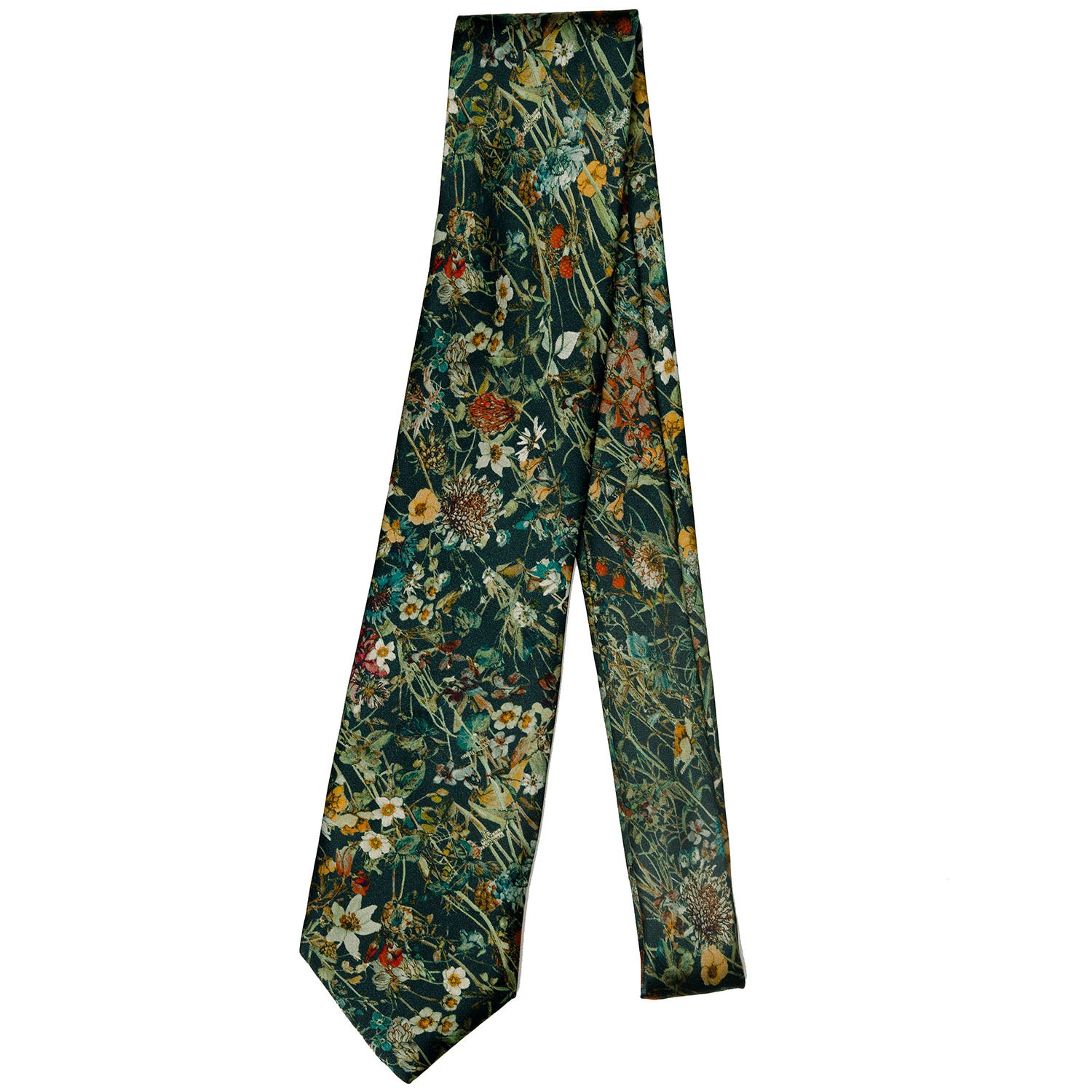 Liberty London Wild Garden Silk Tie