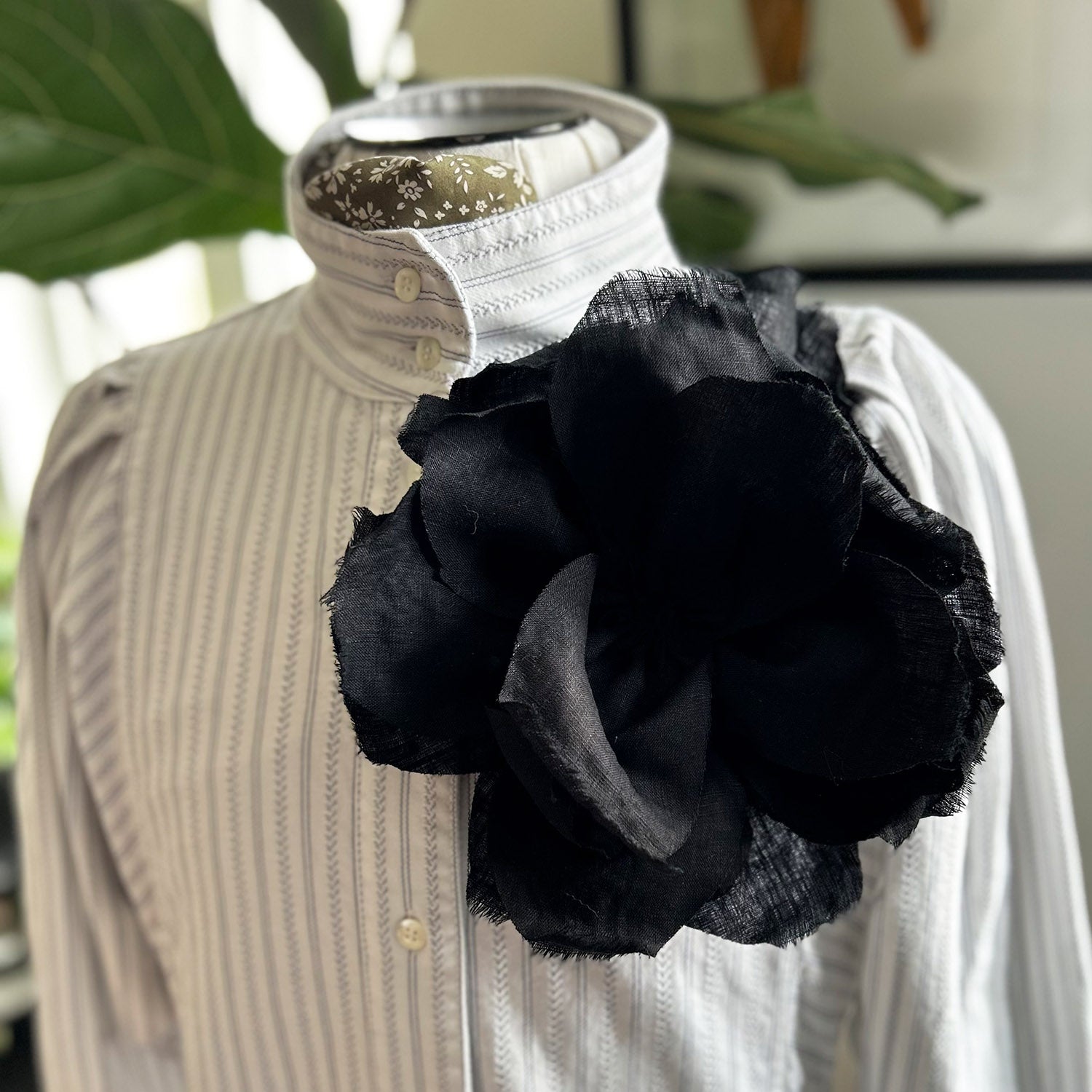 Giant Linen Corsage