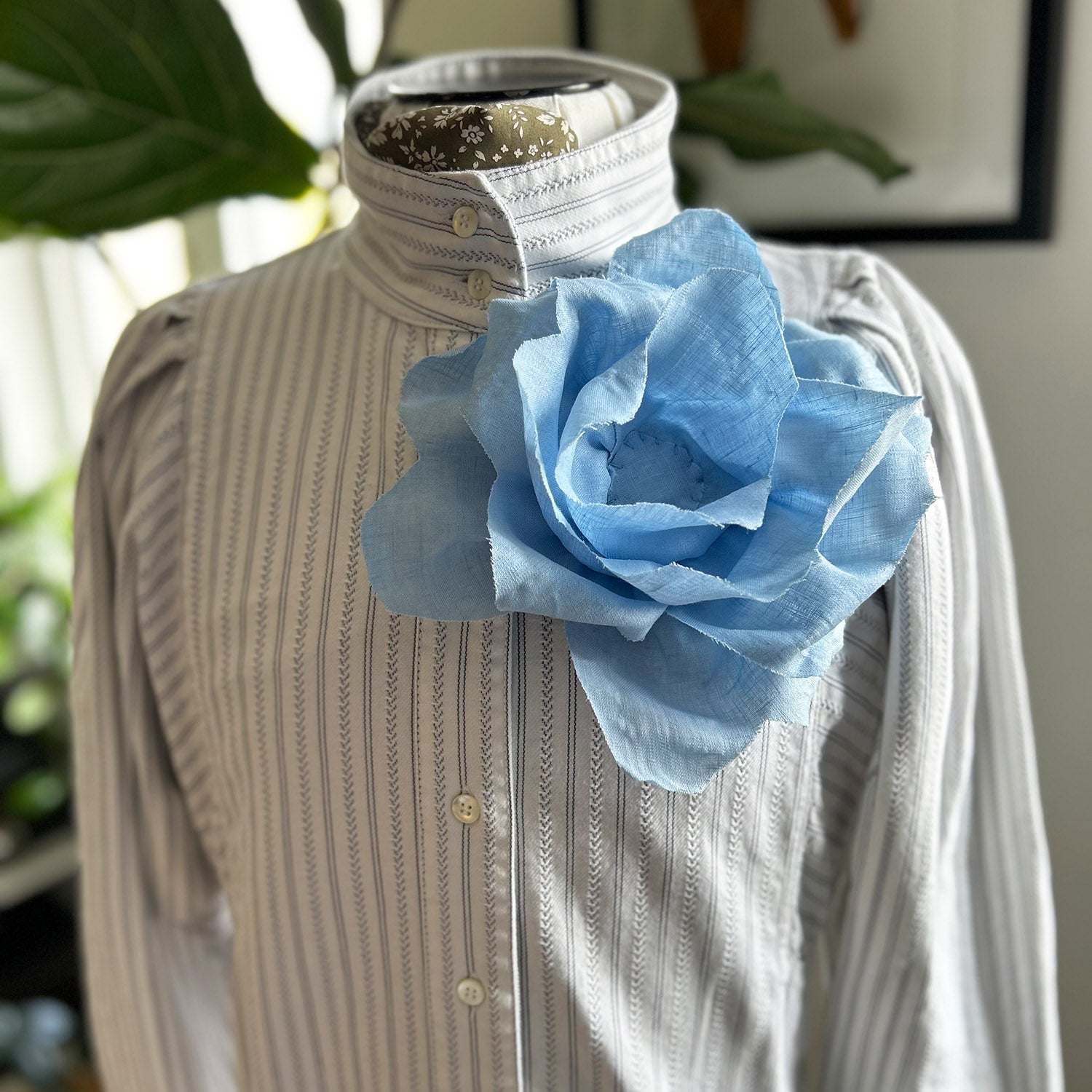 Giant Linen Corsage