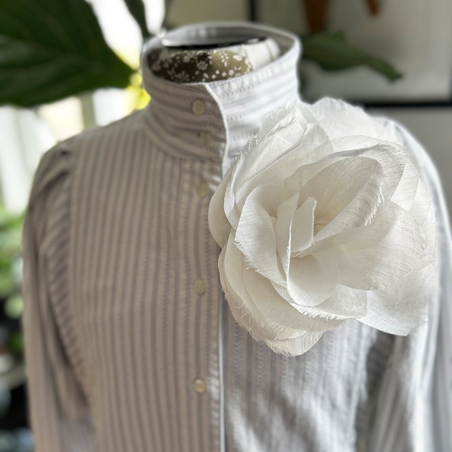 Giant Linen Corsage