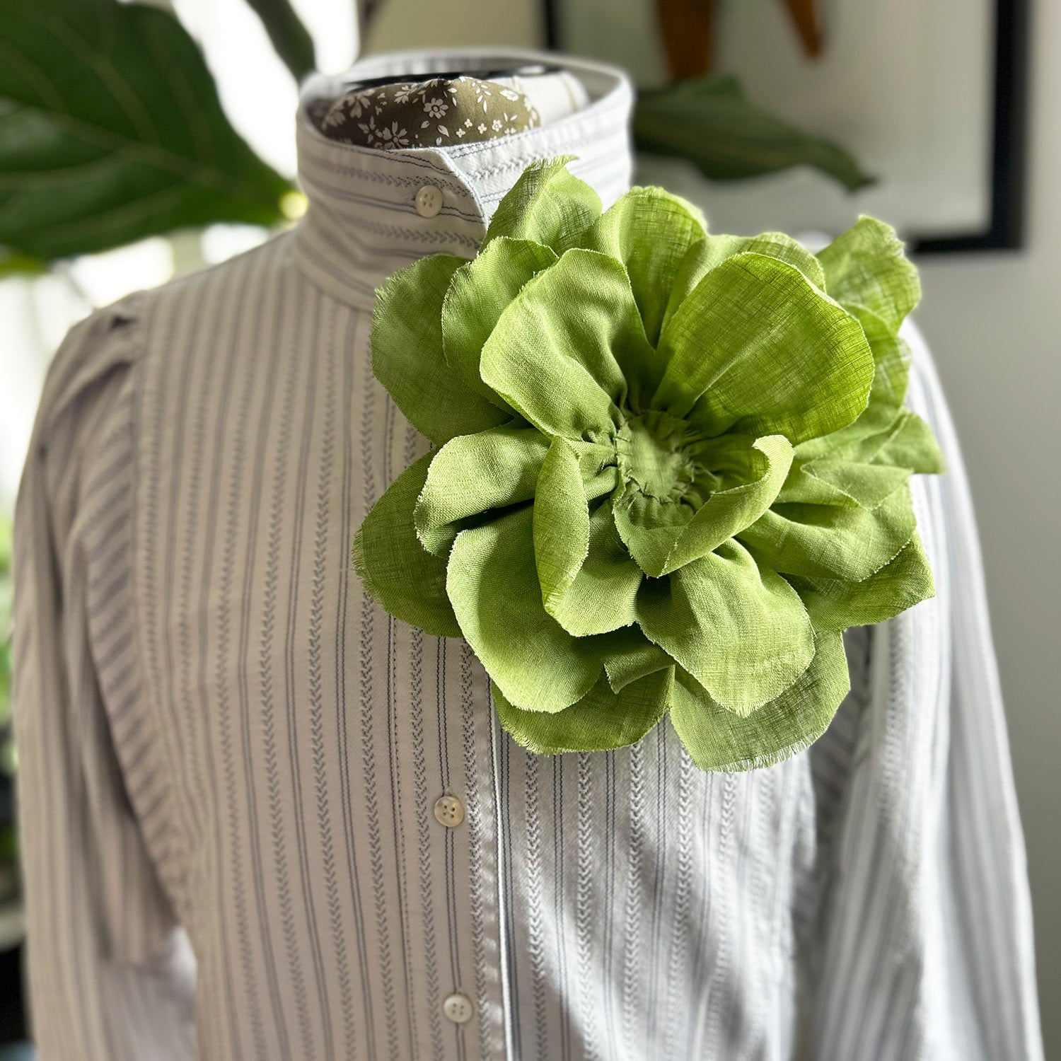 Giant Linen Corsage