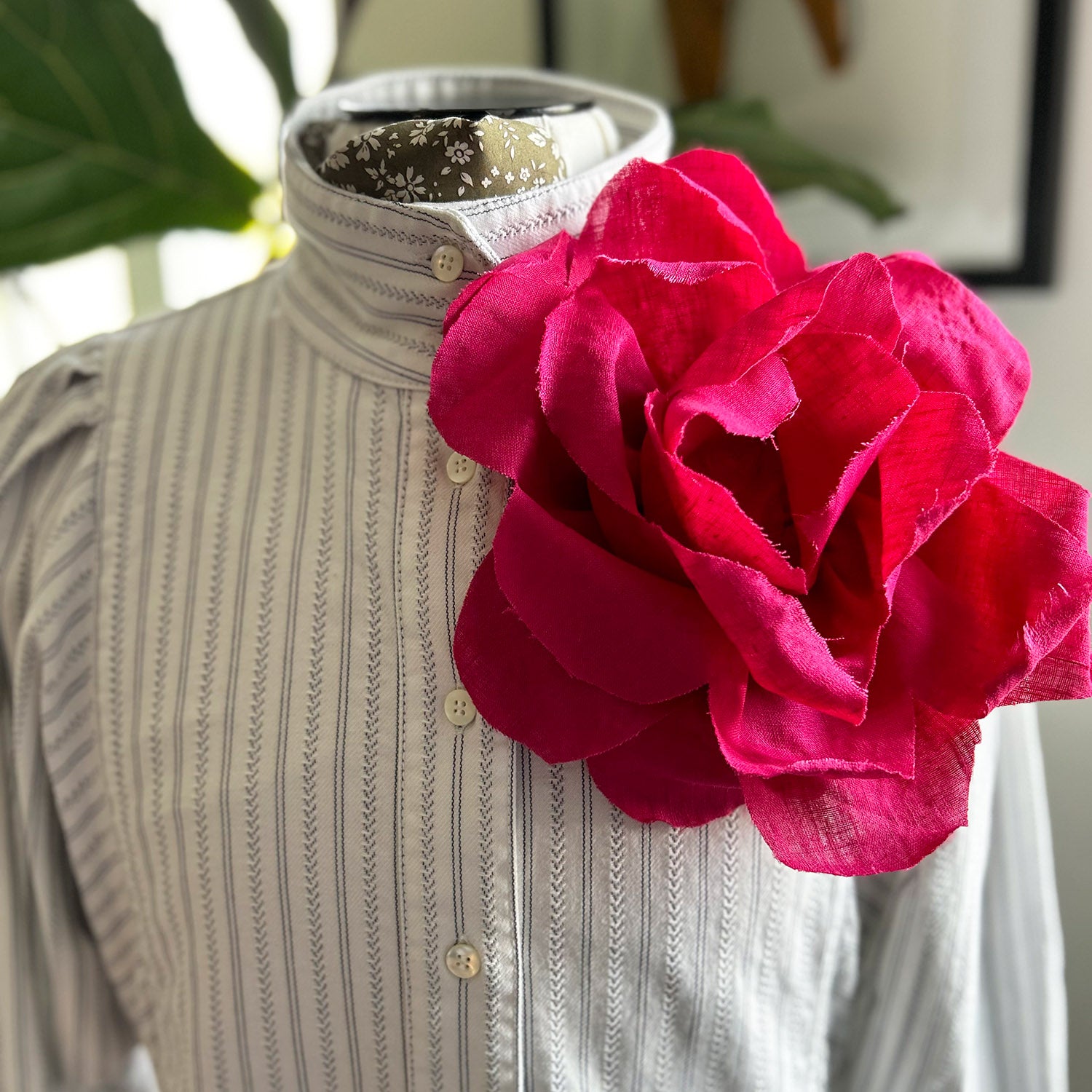 Giant Linen Corsage