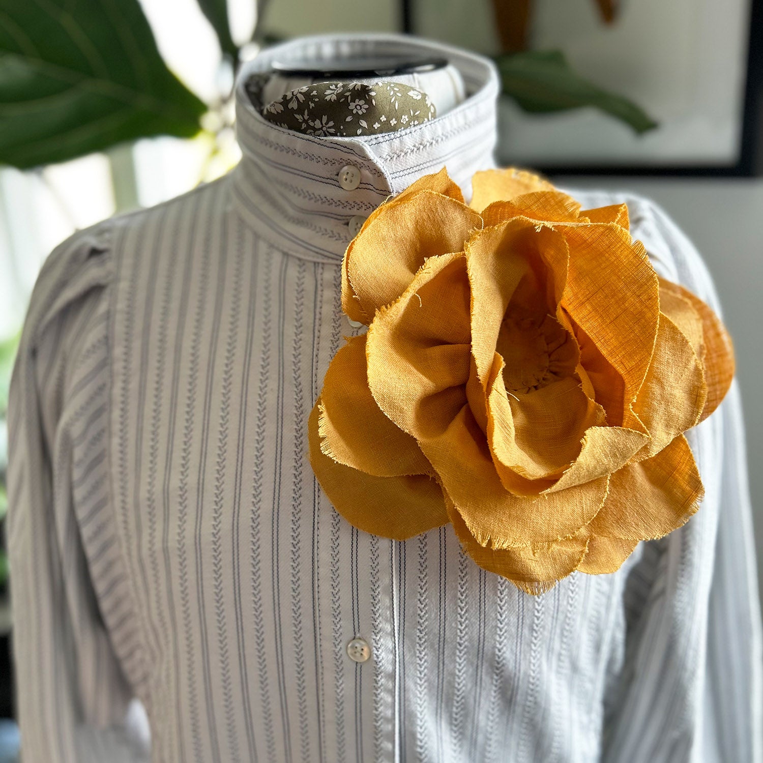 Giant Linen Corsage