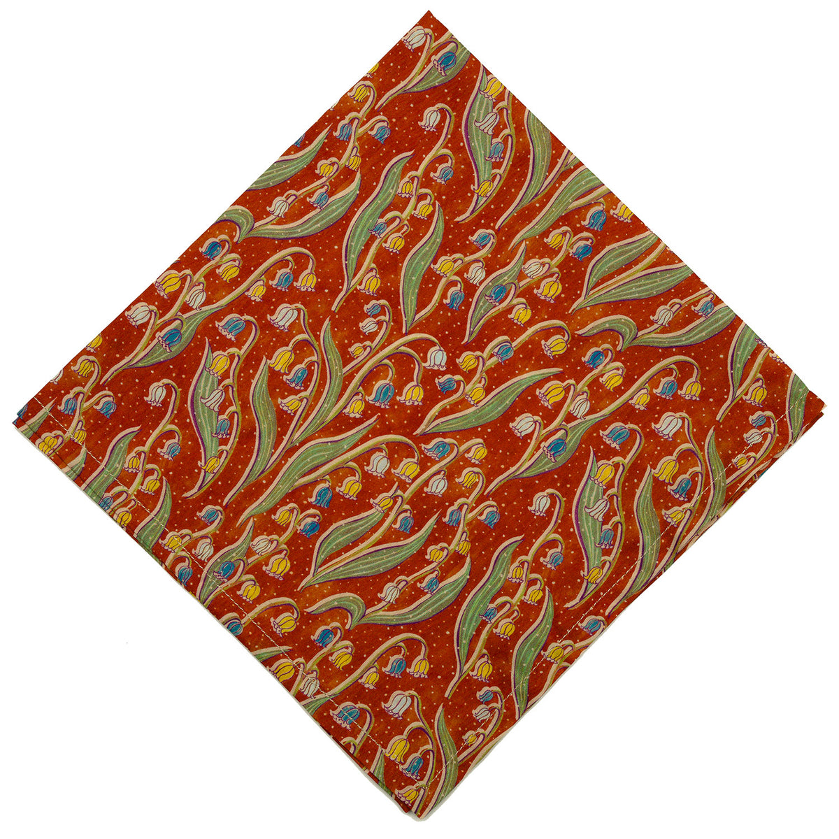Liberty London Kielo Red Pocket Square