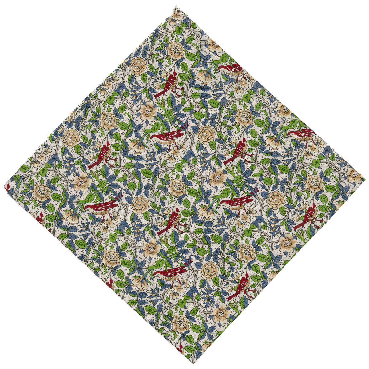 Liberty London Strawberry Tree Pocket Square