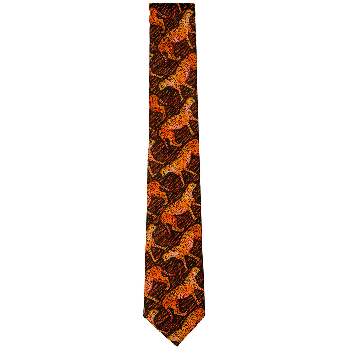Liberty London Cheetah Tie