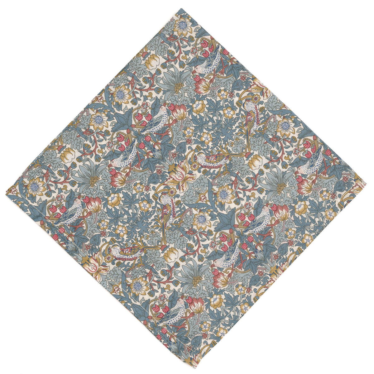 Liberty London Strawberry Thief Pocket Square
