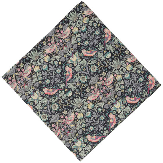 Liberty London Strawberry Thief Pocket Square