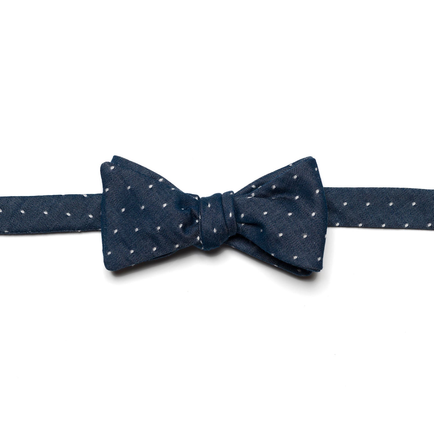 Liberty London Chambray Dot Bow Tie