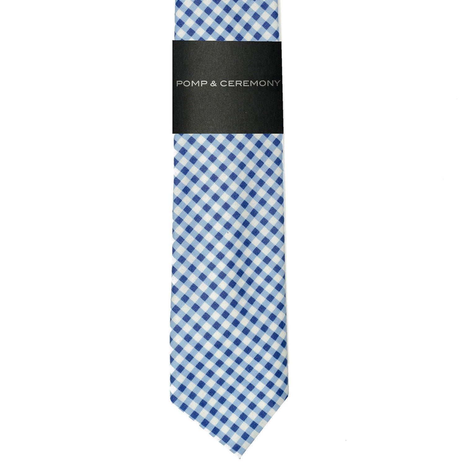 Liberty London Blue Gingham Tie