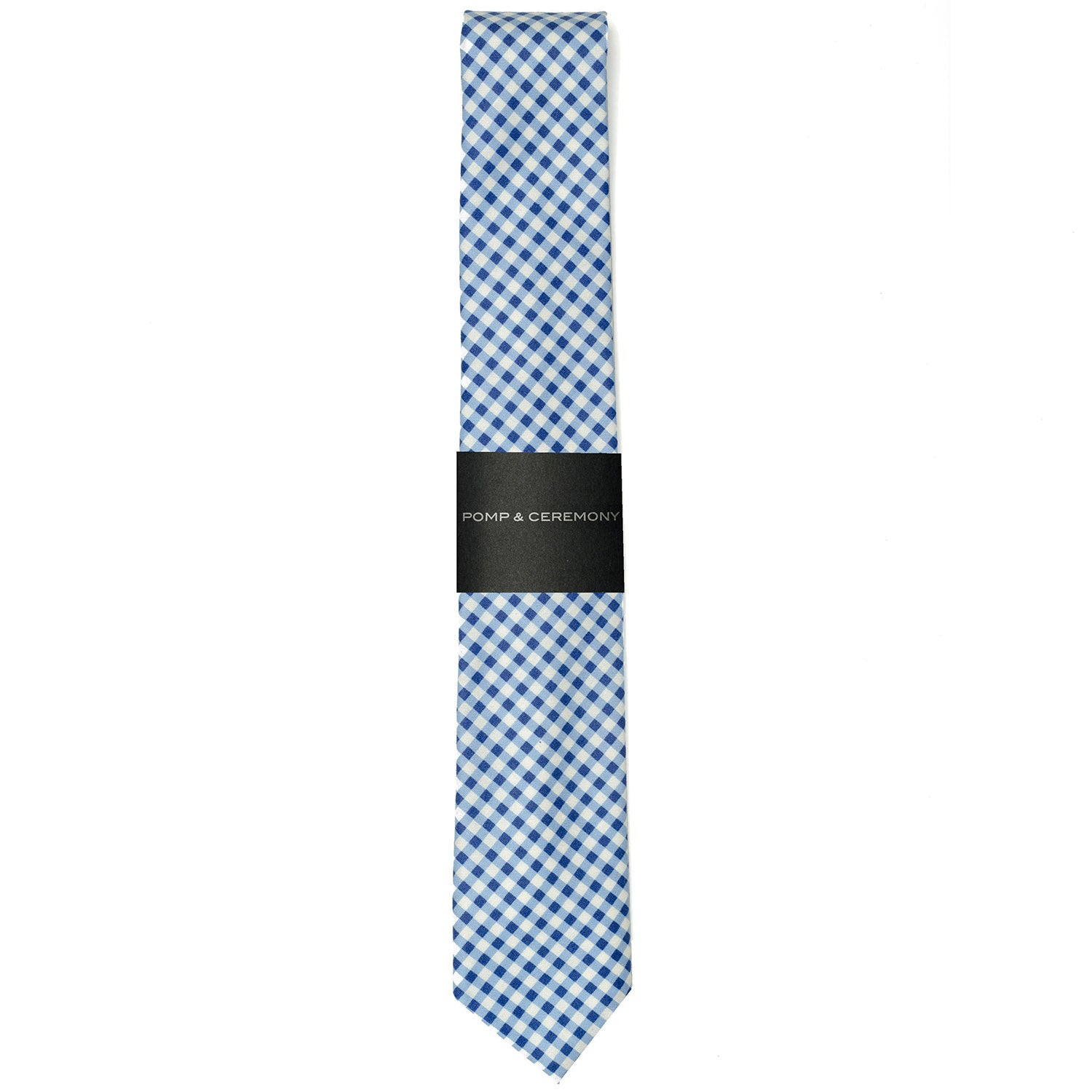 Liberty London Blue Gingham Tie