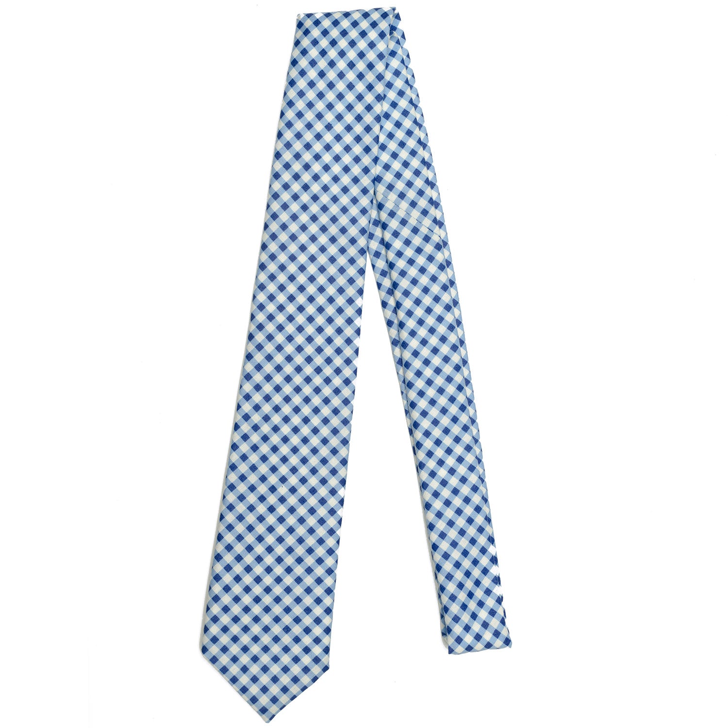 Liberty London Blue Gingham Tie