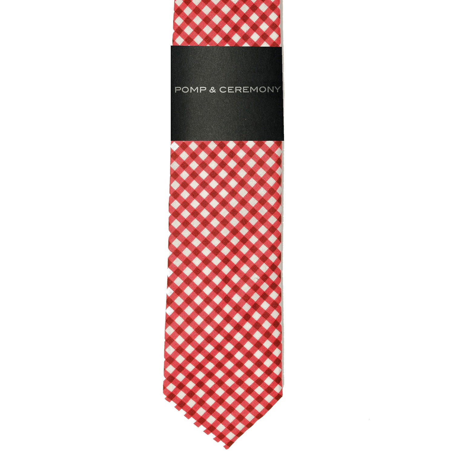 Liberty London Red Gingham Tie