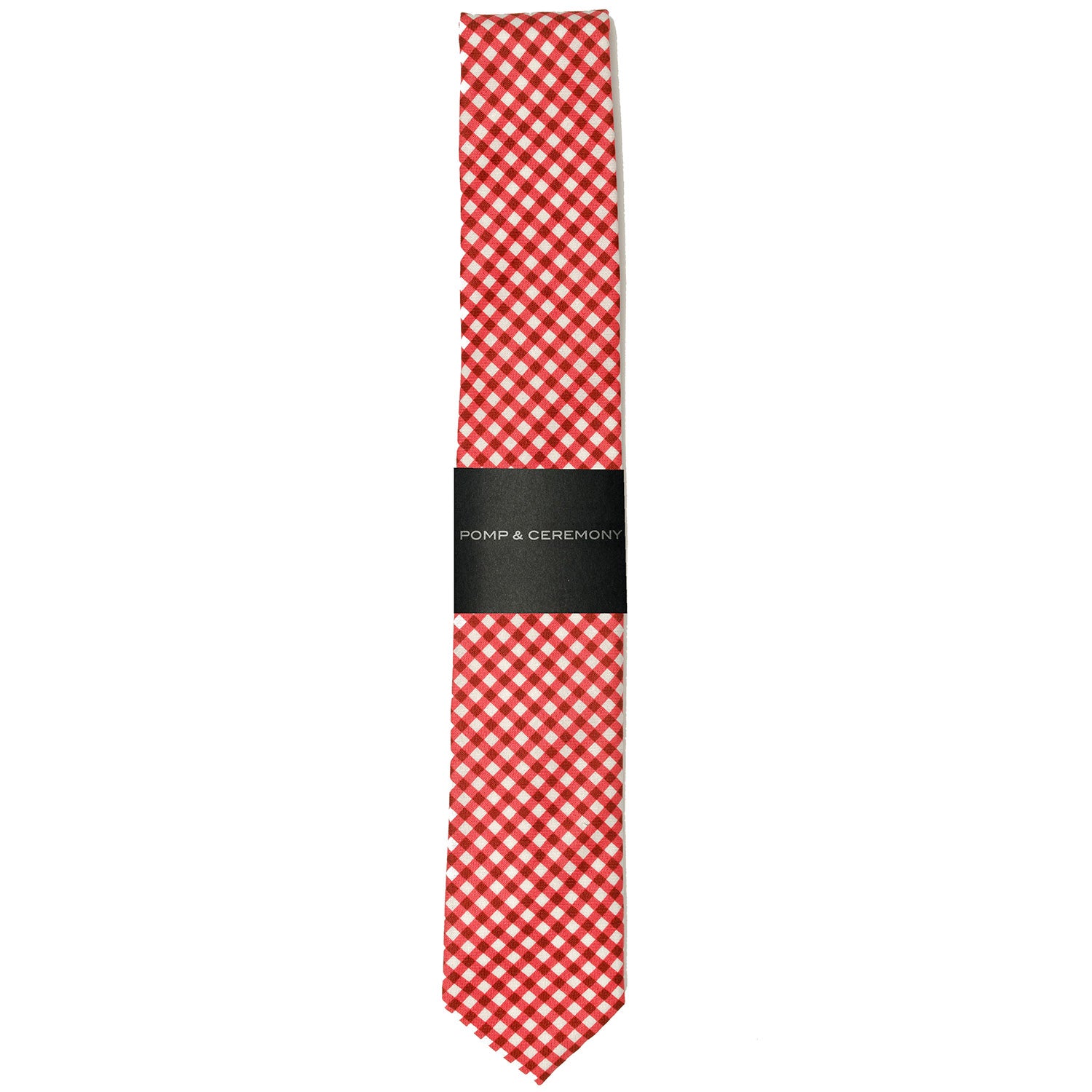 Liberty London Red Gingham Tie