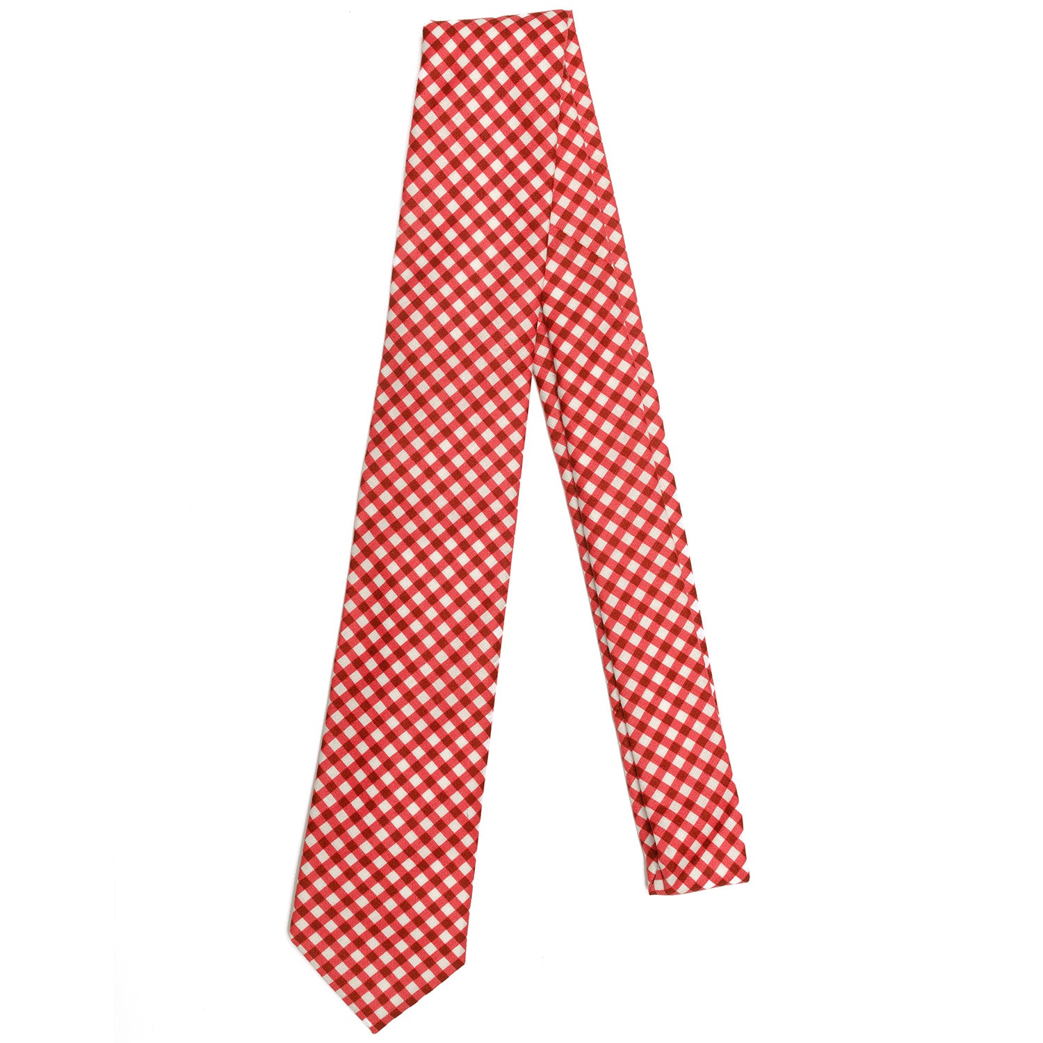 Liberty London Red Gingham Tie