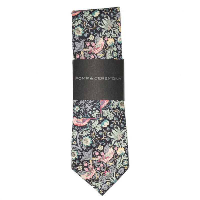 Liberty London Strawberry Thief Tie