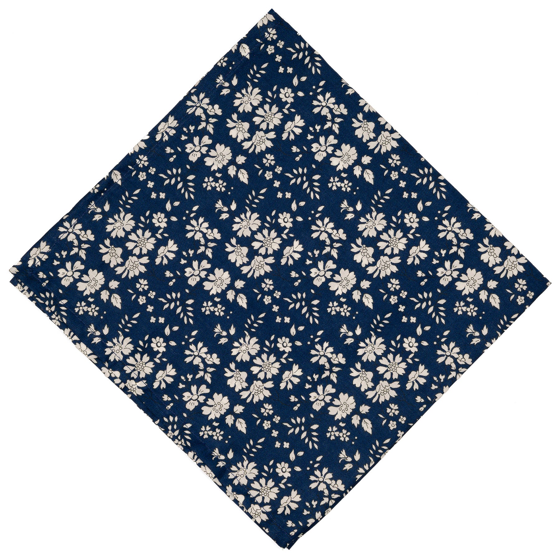 Liberty London Capel Navy Pocket Square