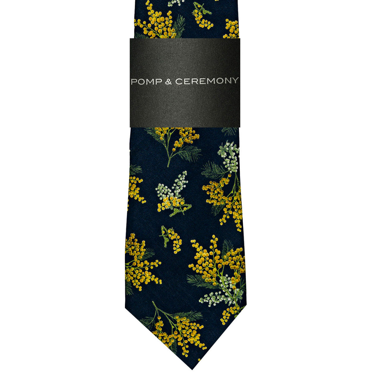 Liberty London Mimosa Navy Tie