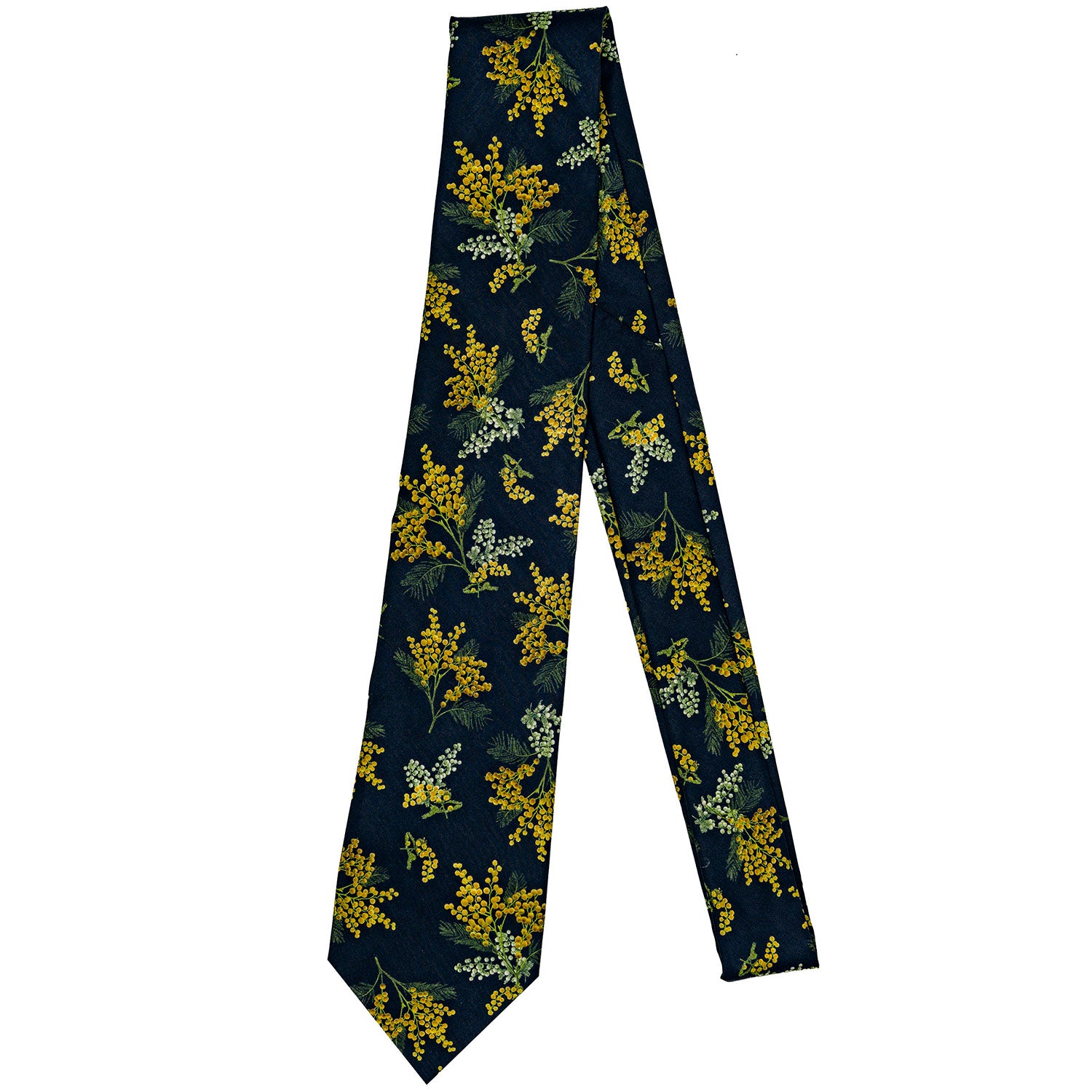 Liberty London Mimosa Navy Tie