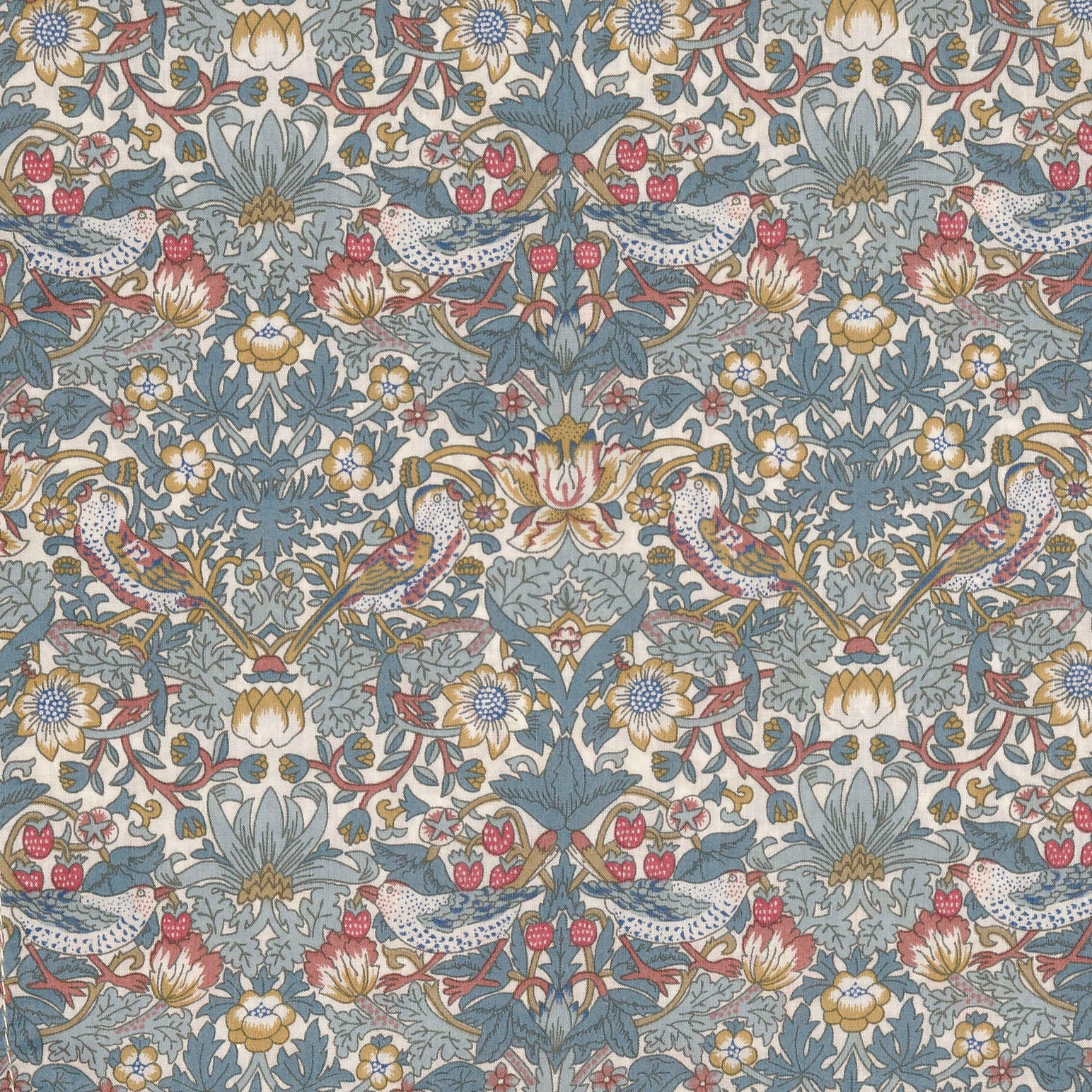 Liberty London Strawberry Thief Pocket Square