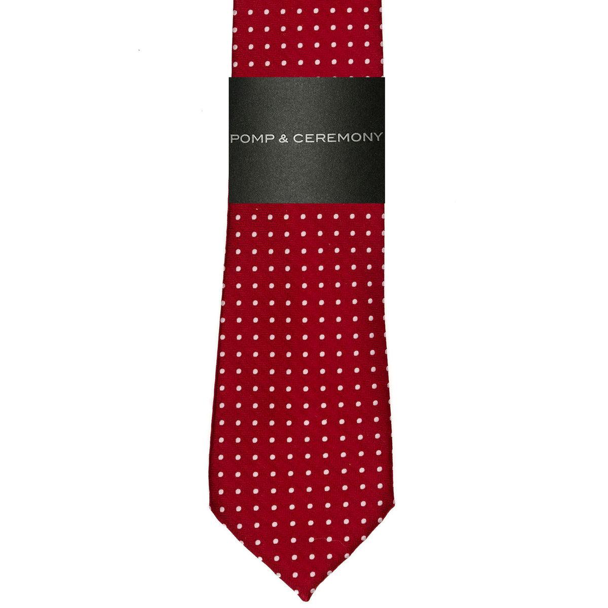 Red Dot Silk Tie