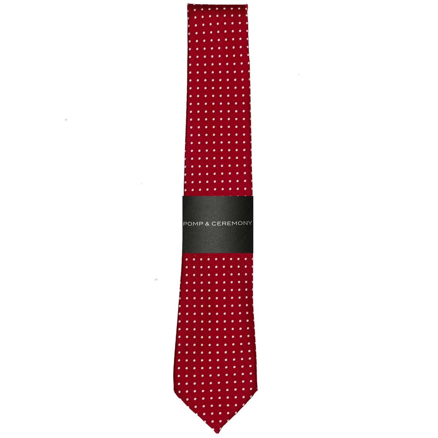 Red Dot Silk Tie