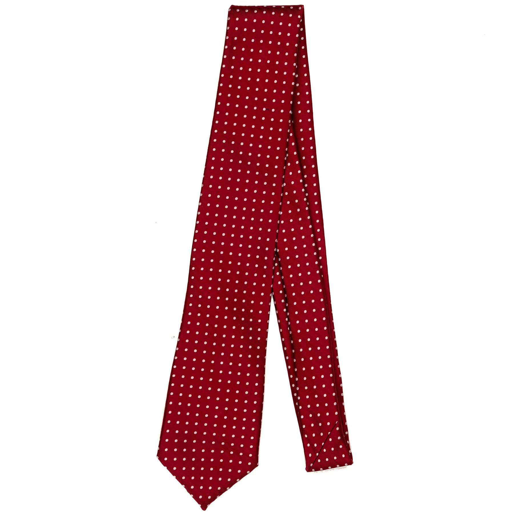 Red Dot Silk Tie