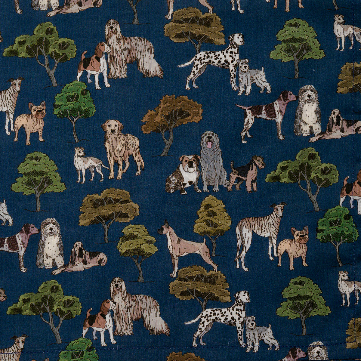 Liberty London Dog Park Tie