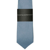 Light Blue Linen Tie