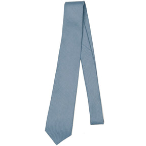 Light Blue Linen Tie