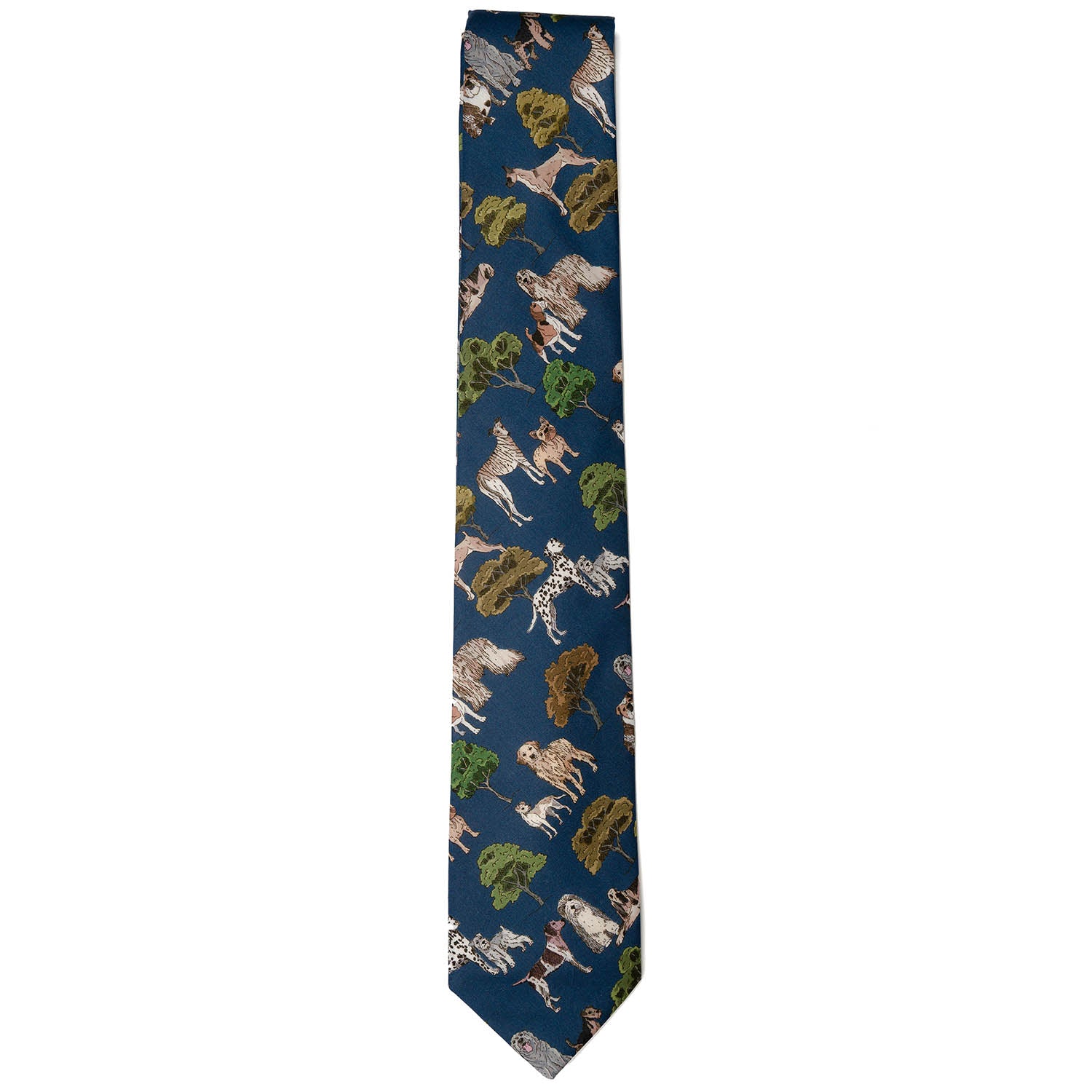 Liberty London Dog Park Tie