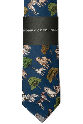 Liberty London Dog Park Tie