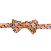 Liberty London Grid Silk Bow Tie