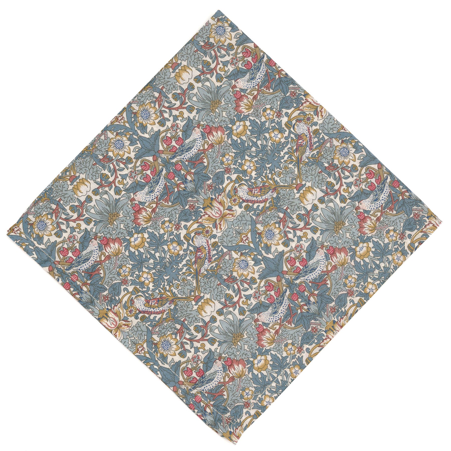 Liberty London Strawberry Thief Pocket Square