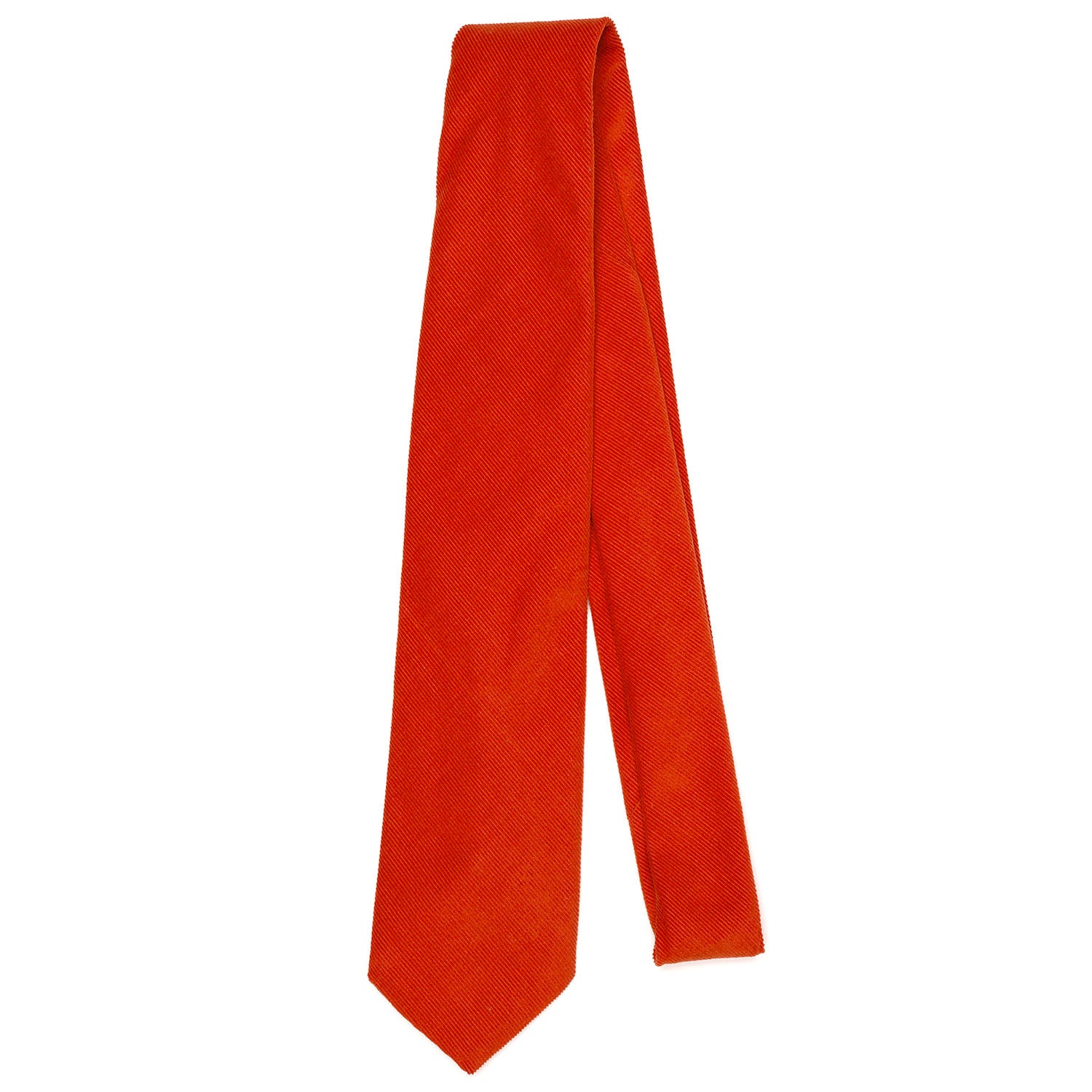 Baby Corduroy Tie - Burnt Orange