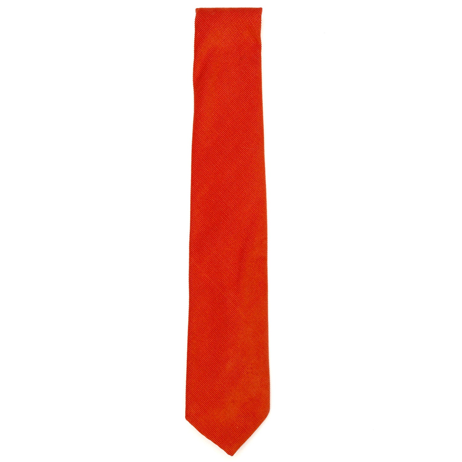 Baby Corduroy Tie - Burnt Orange
