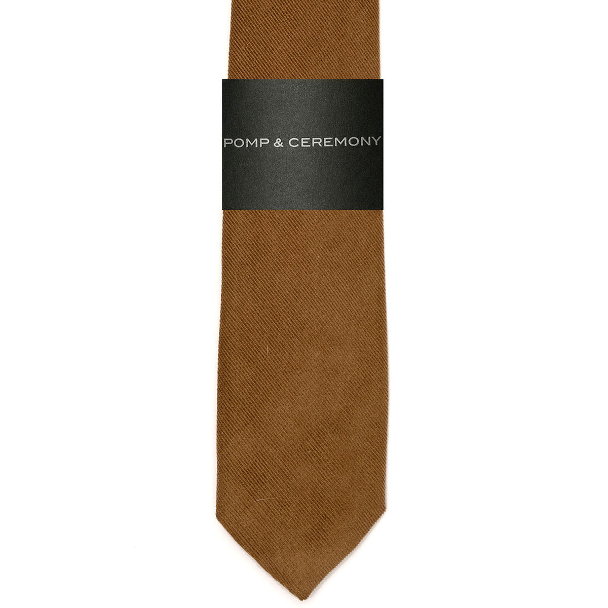 Baby Corduroy Tie - Tobacco