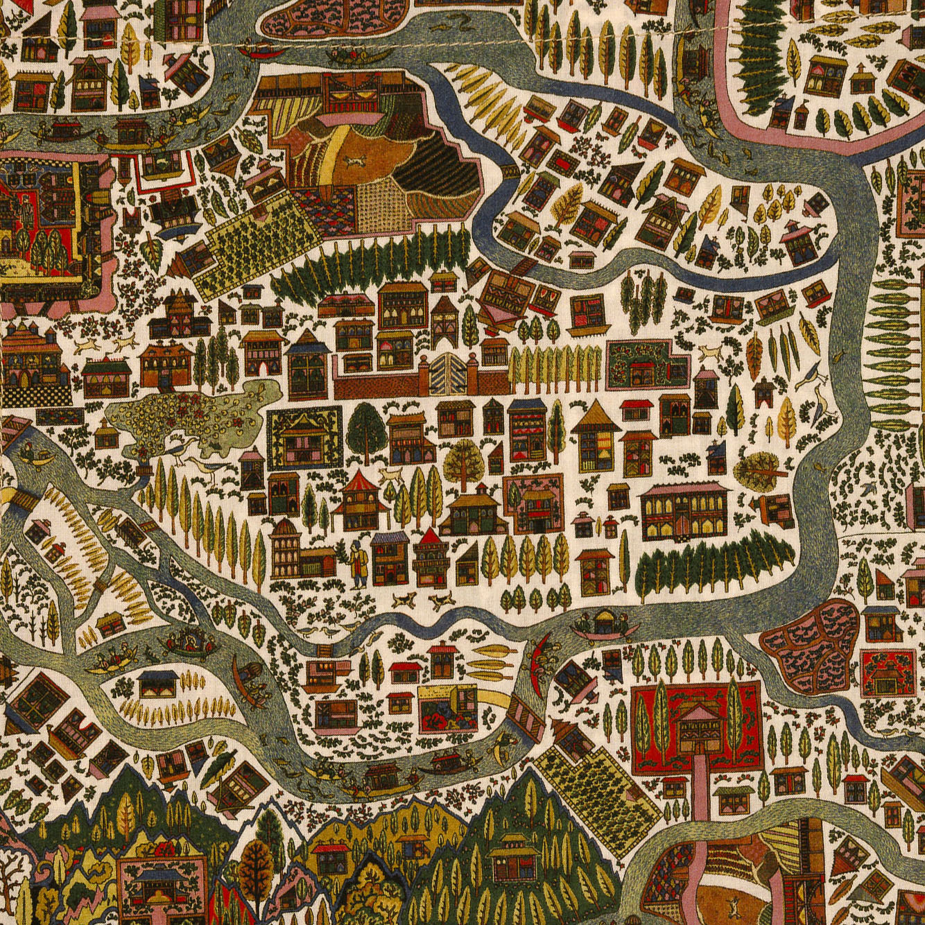 Liberty London Planning Map Tie