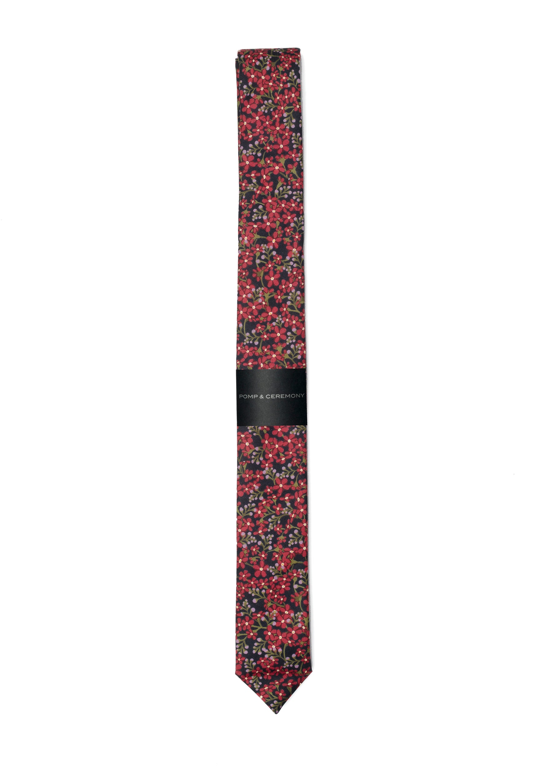 LIBERTY OF LONDON STAR ANISE SKINNY TIE