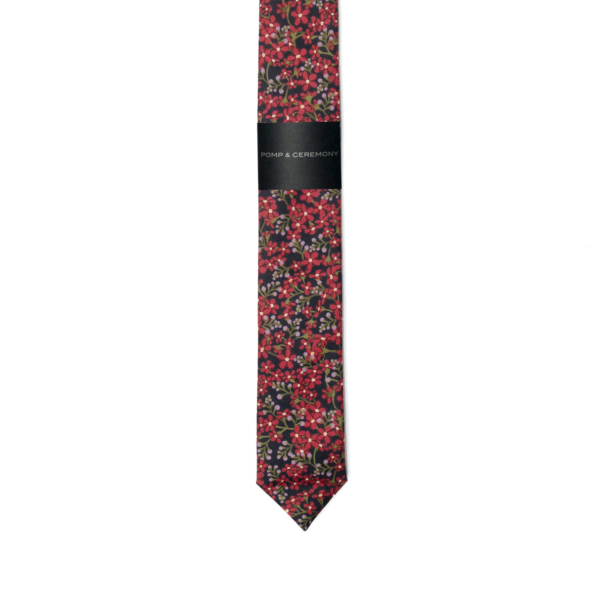 LIBERTY OF LONDON STAR ANISE SKINNY TIE