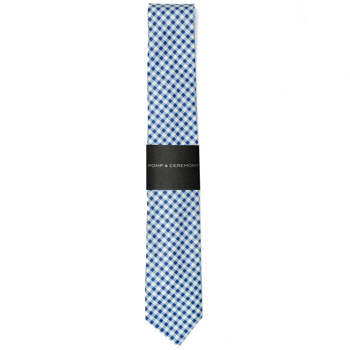 Liberty of London Blue Gingham Tie